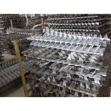 Galvanized Razor Spikes 1,25m para segurança